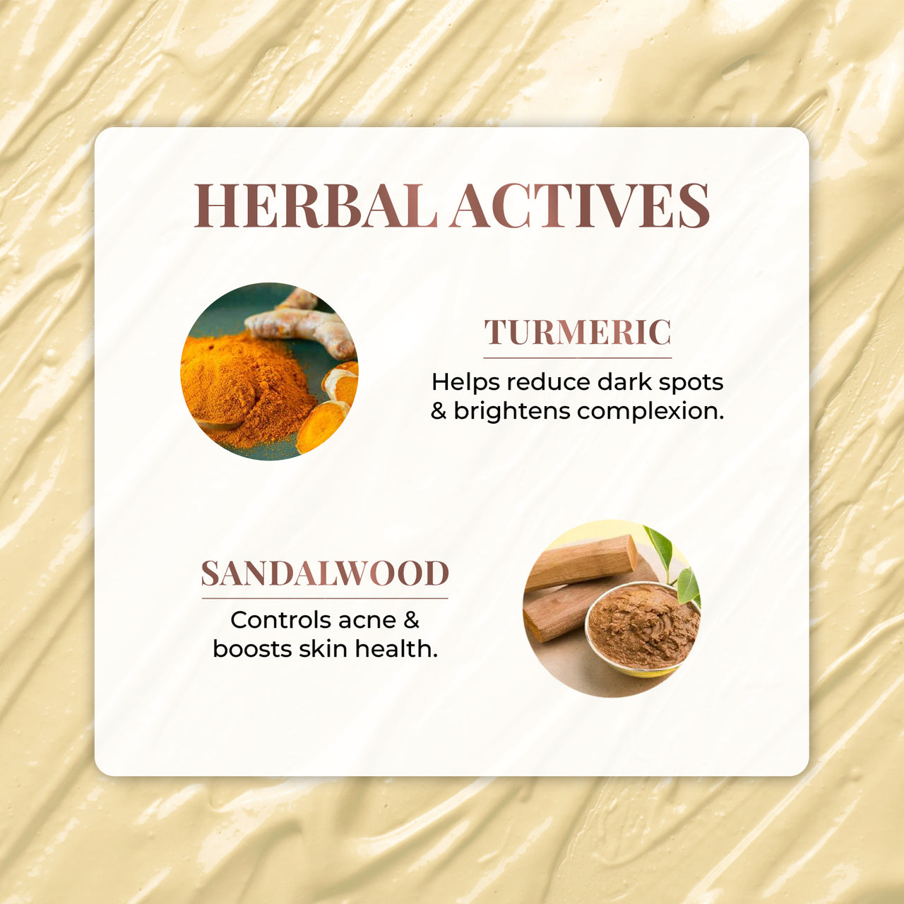 Golden Glow Ubtan Face Mask with Turmeric and Sandalwood (GWP)