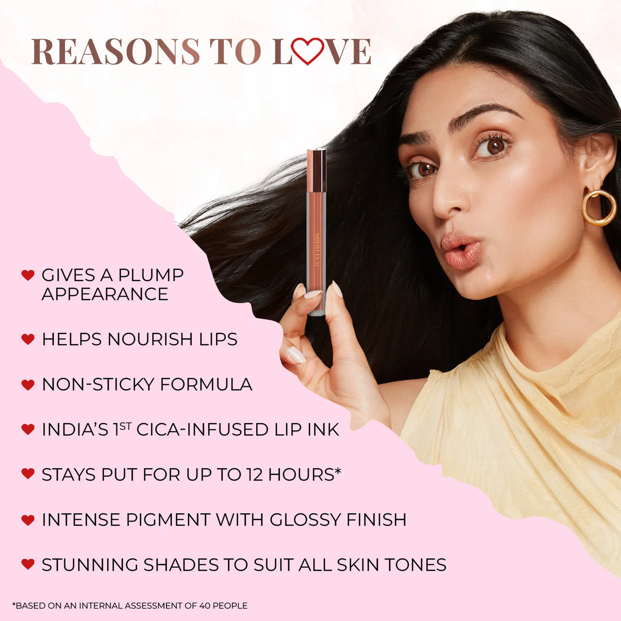 Plant-powered Glass Lip Ink with Cica and Sweet Almond Oil