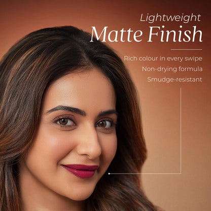 Herb‑Enriched Matte Liquid Lipstick Set of 10