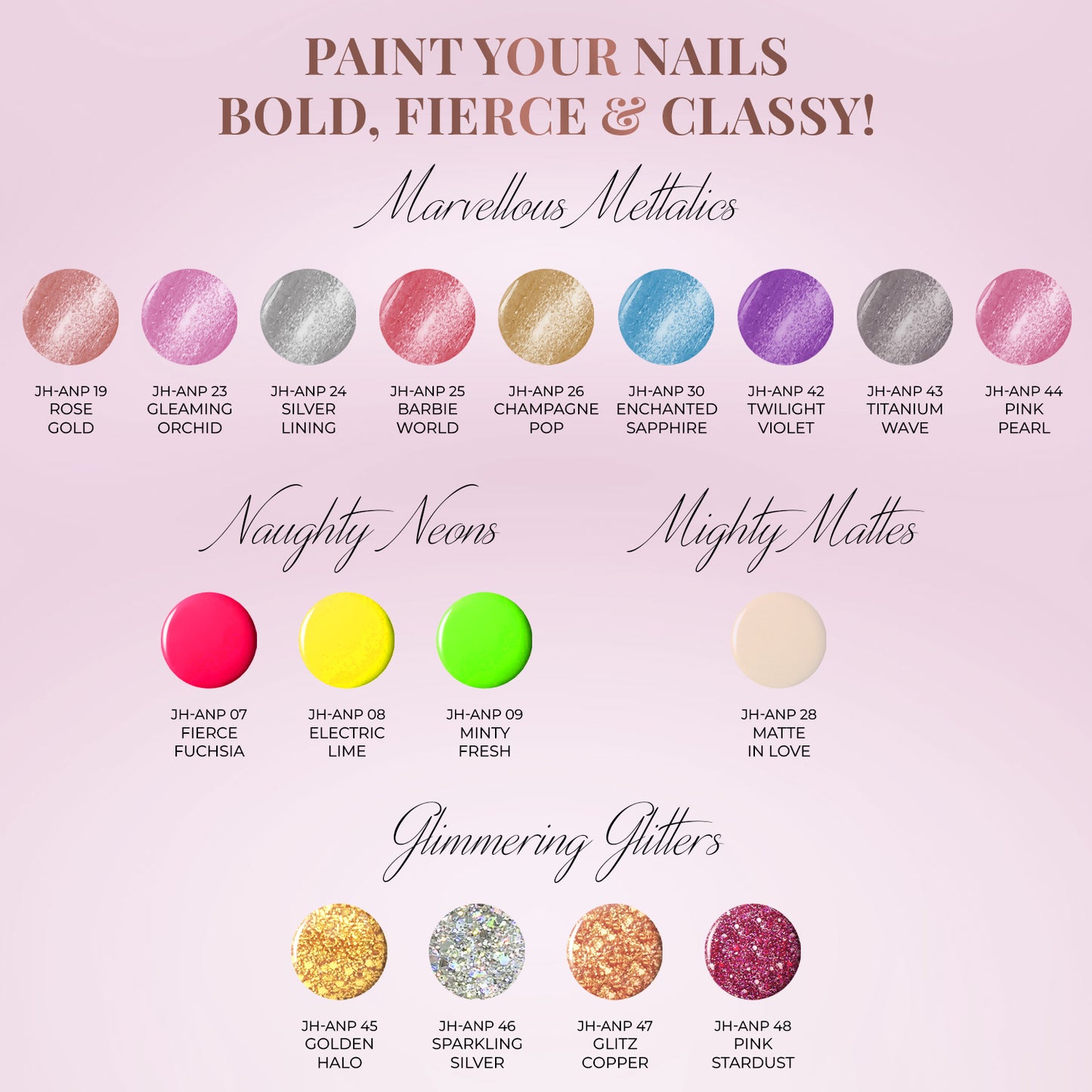 Fierce Fuchsia: Nail Paints | 12-Free Formula