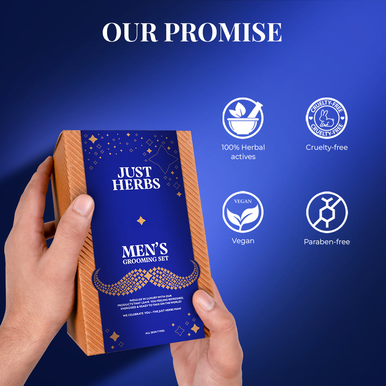 Just herbs Men’s Grooming Gift Set