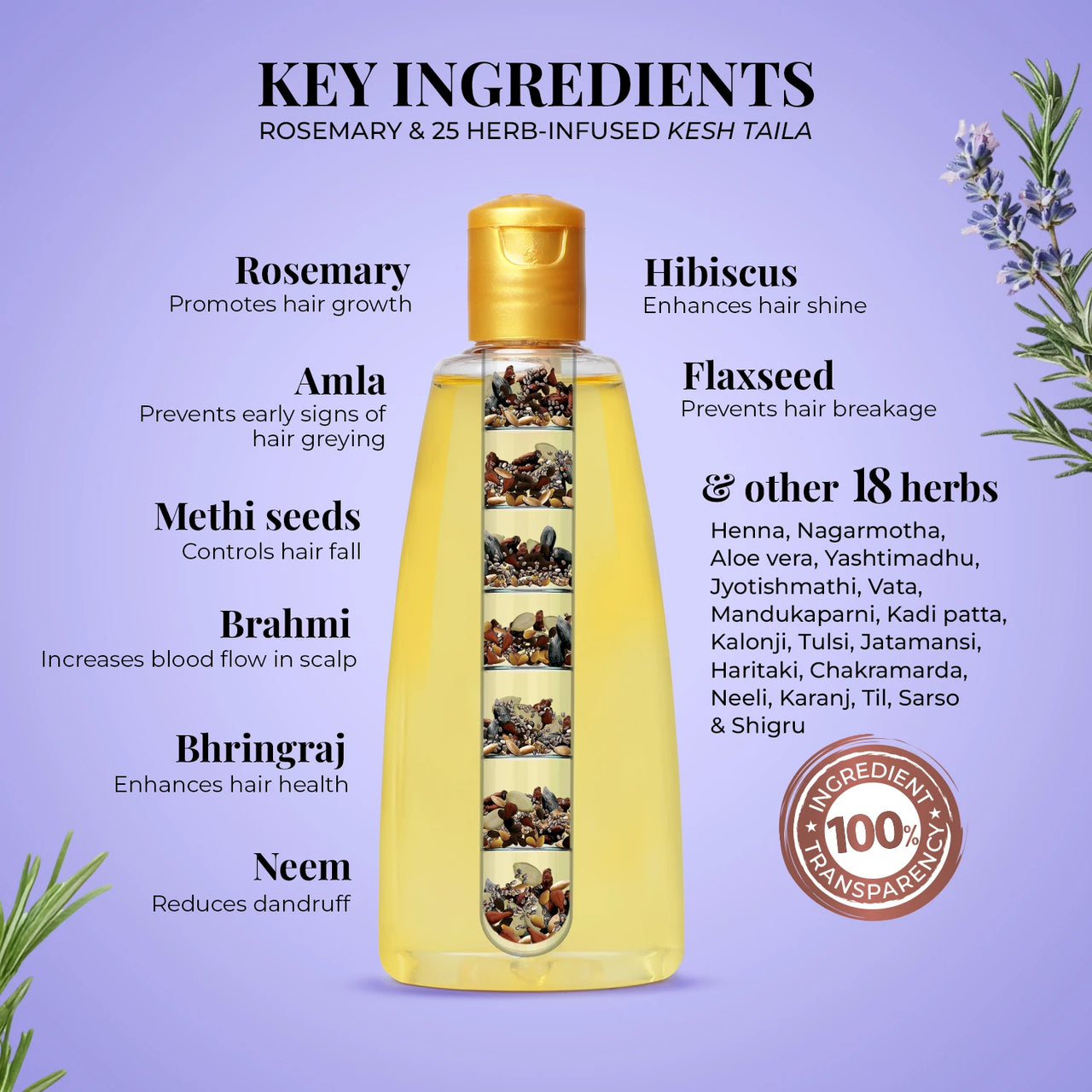 Rosemary Hair Oil (100ml)