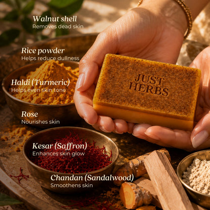 Golden Ubtan Exfoliating Detan Bar