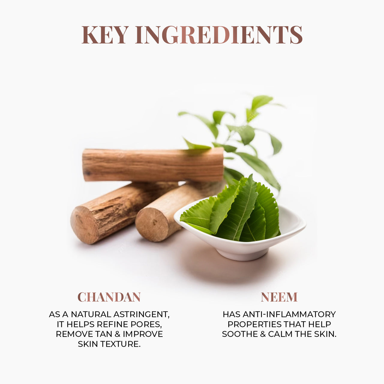 2 In 1 Dry Face Wash & Scrub with Neem and Chandan - Just Herbs