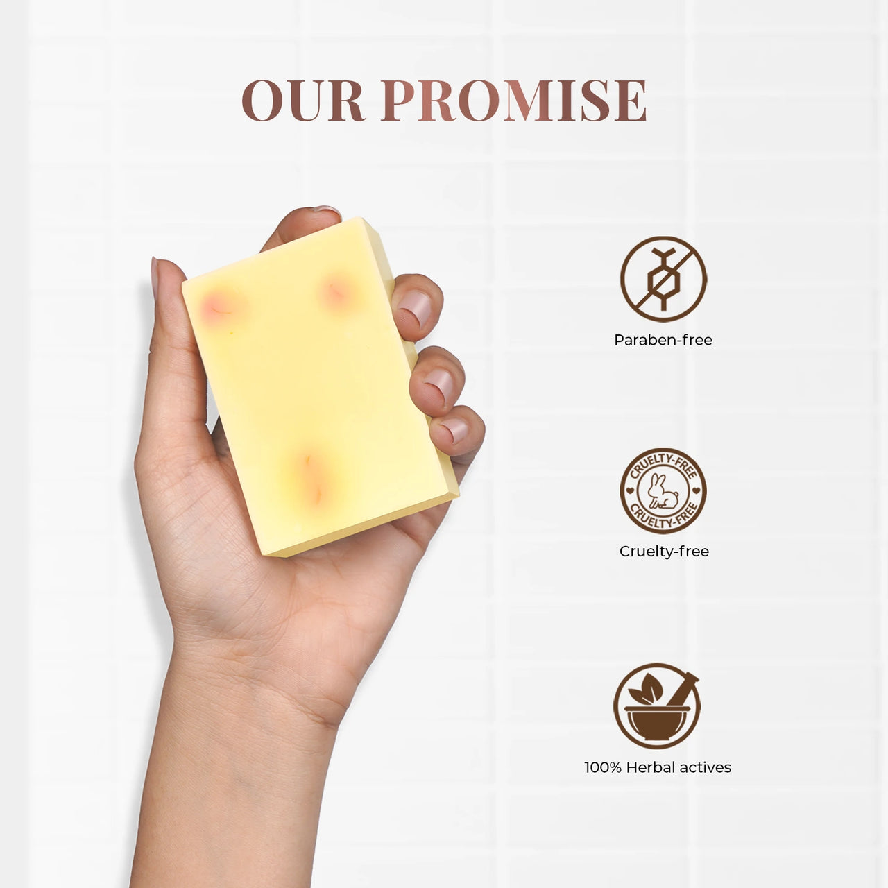 Hydrating Bathing Bar with Saffron and Malai