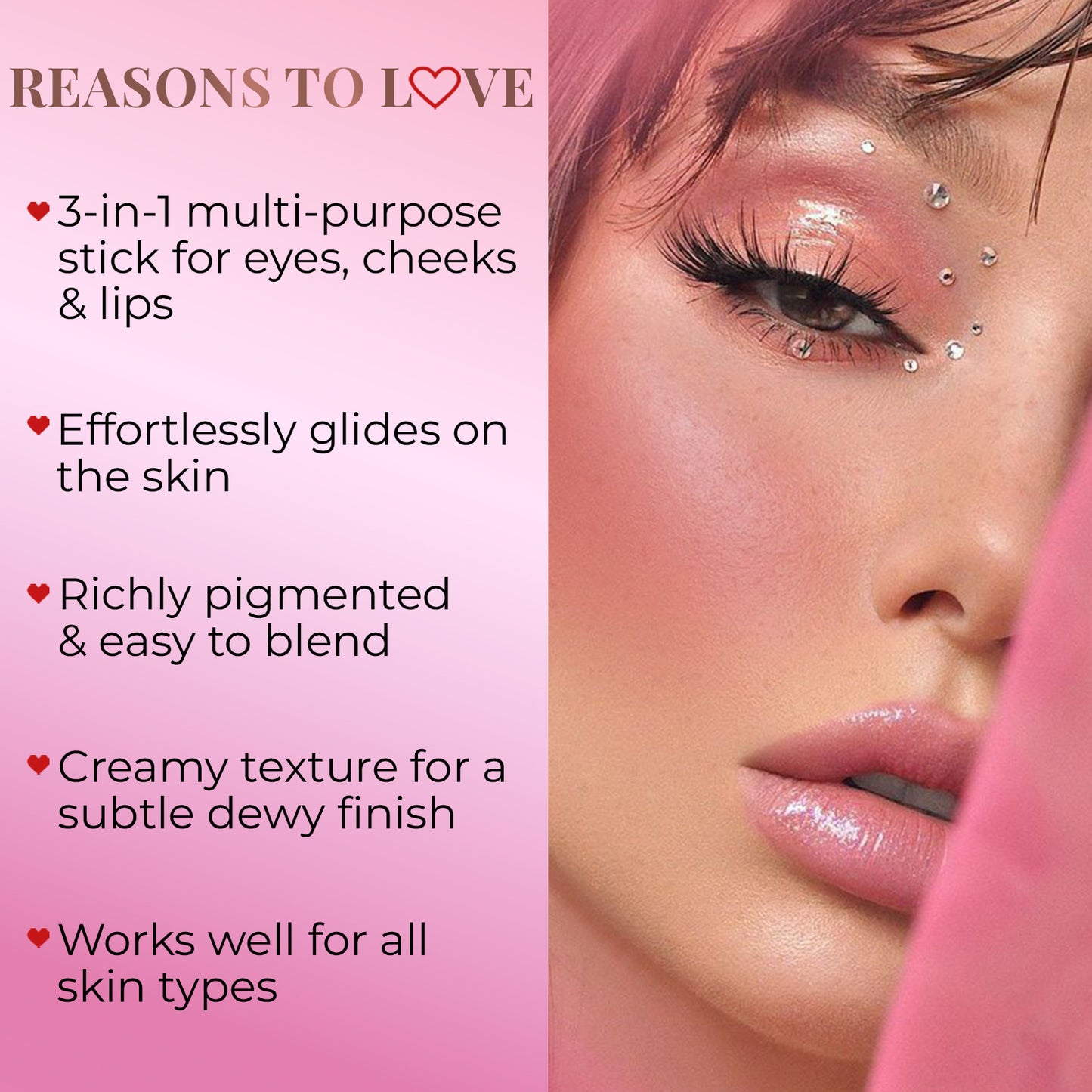 Born To Blush Stick with Shea Butter & Cica Red Hot