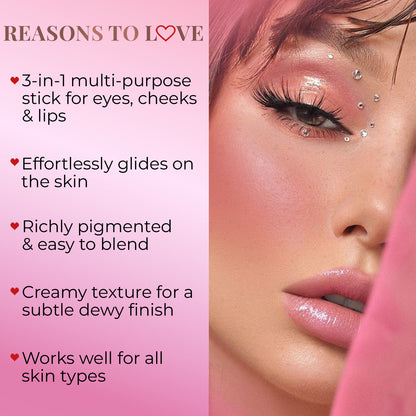 Born To Blush Stick with Shea Butter & Cica Red Hot