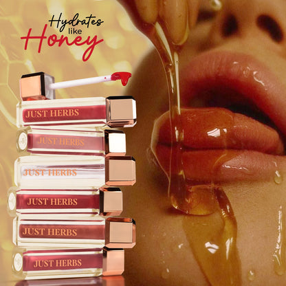 Lip Honey Plumping Gloss with Plant Vitamin C and Peppermint Oil