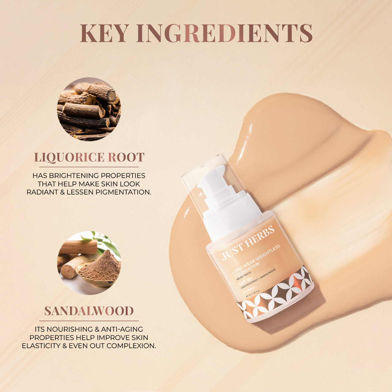 Long Wear Weightless Foundation with Liquorice Root and Sandalwood