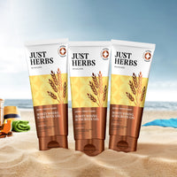Thumbnail for Moisturising Sunscreen Gel with SPF 35+ PA++++ with Jojoba and Wheatgerm - Just Herbs