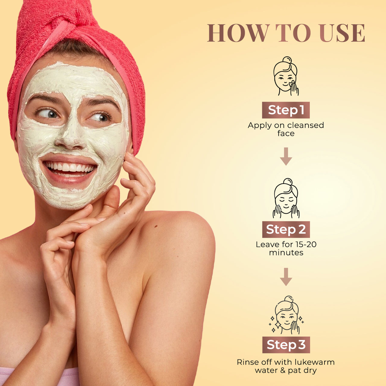 Golden Glow Ubtan Face Mask with Turmeric and Sandalwood (GWP)