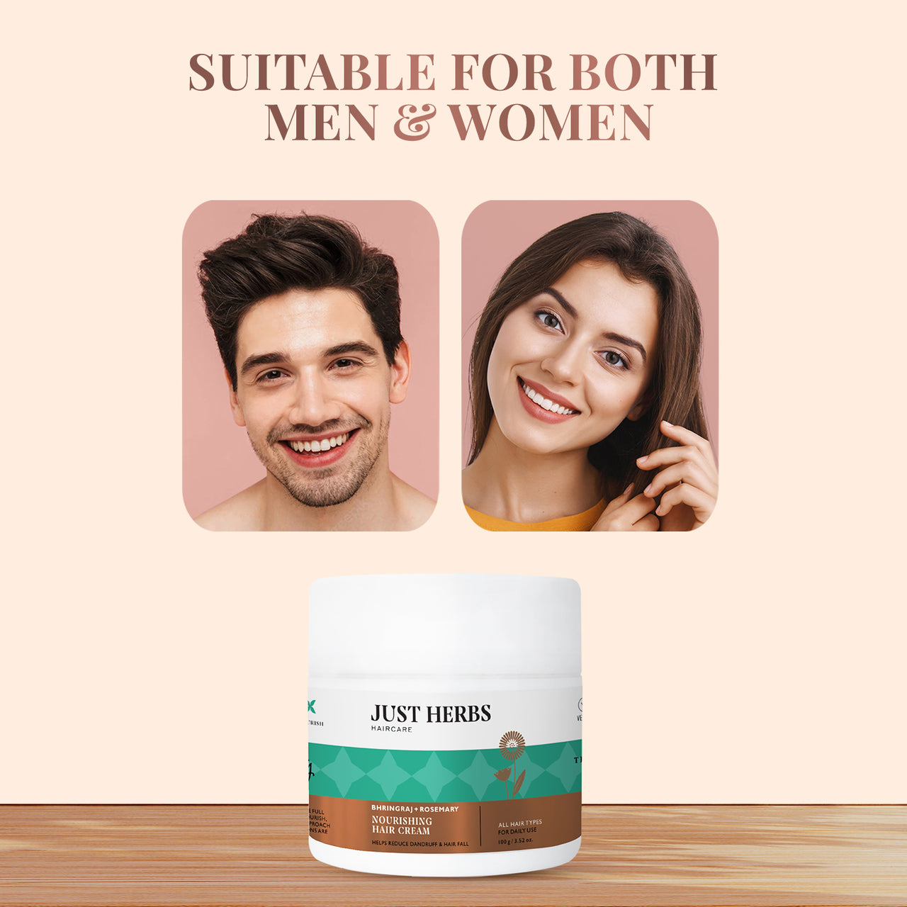 Nourishing Hair Cream with Bhringraj & Rosemary