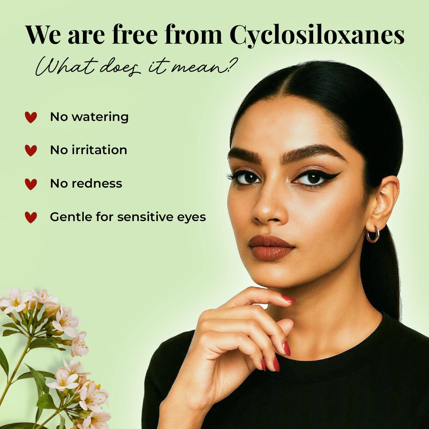 Naynam Day-long Kohl Kajal – Deep Black | Cyclosiloxane-Free