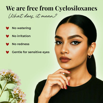 Naynam Day-long Kohl Kajal – Deep Black | Cyclosiloxane-Free