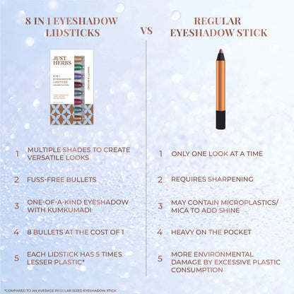 8 in 1 Eyeshadow Lidsticks (Available in 2 Variants)