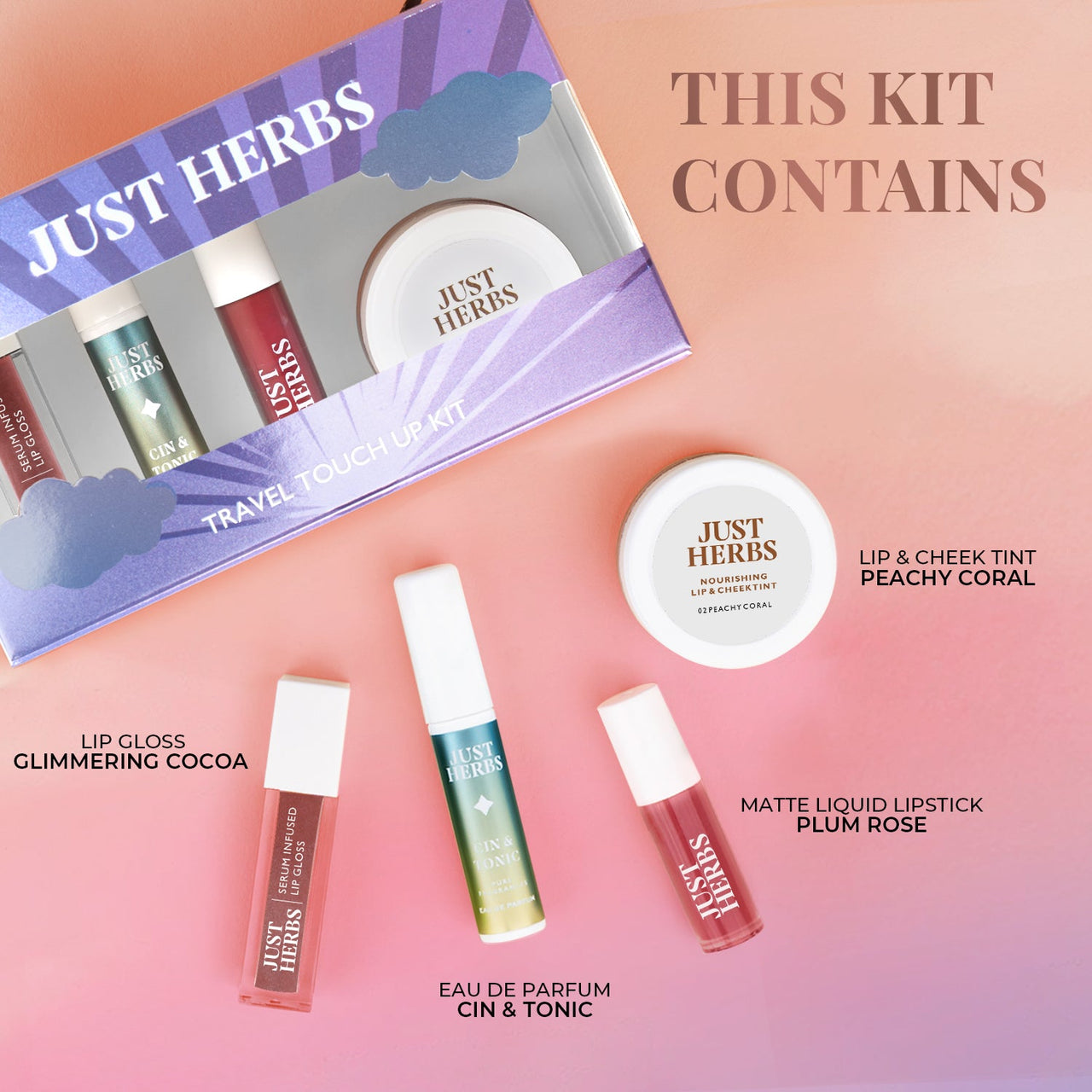 Just Herbs Travel Touch Up Kit