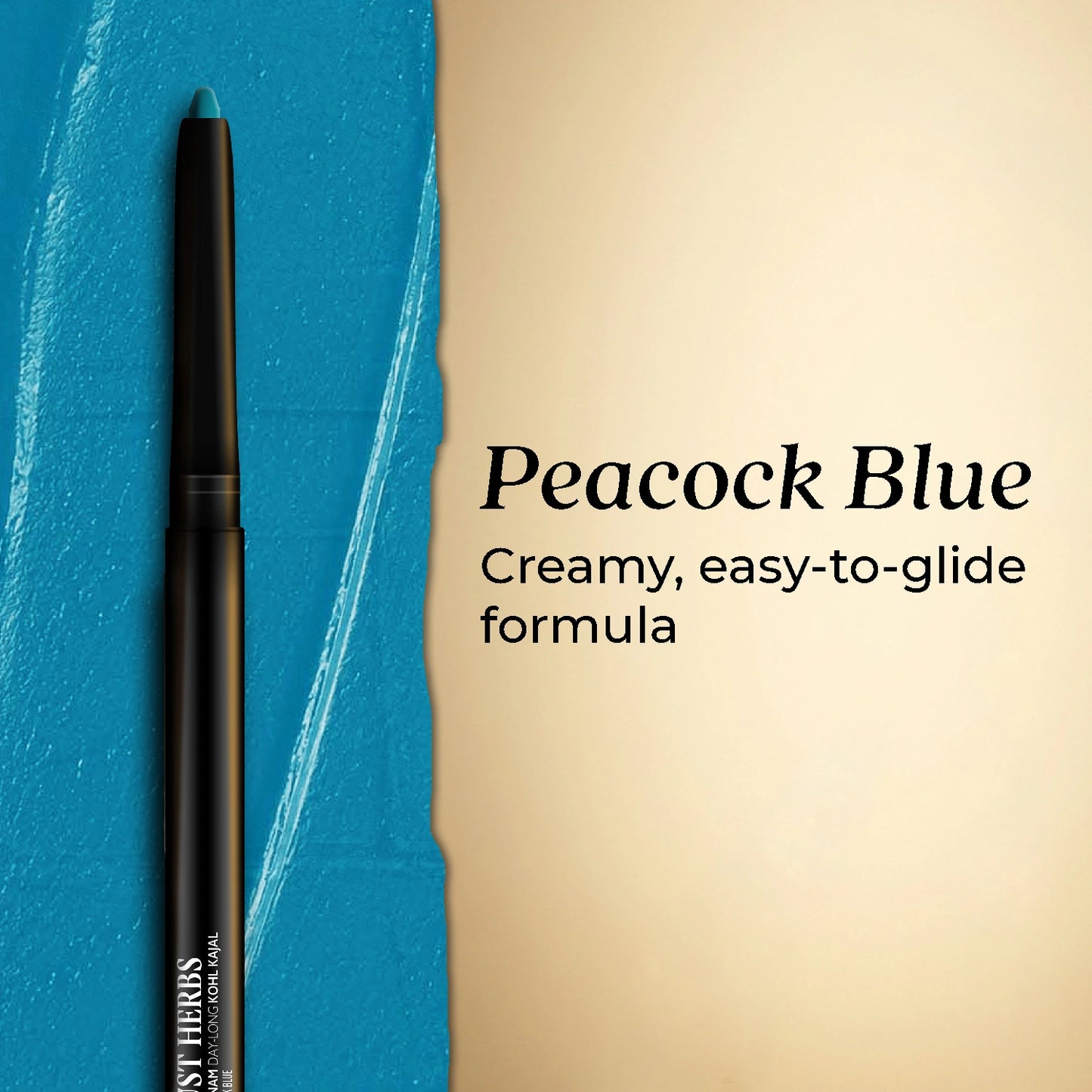 Naynam Day-Long Kohl Kajal  - Peacock Blue