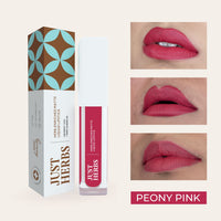 Thumbnail for Herb-enriched Matte Liquid Lipstick - Peony Pink 6