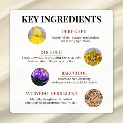 Pure Ghee & 24K Gold Deep Nourishing Body Butter