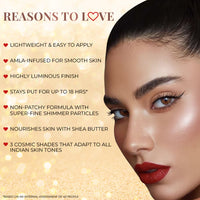 Thumbnail for Lumi-glow Pressed Highlighter with Shea Butter and Amla - The Sun