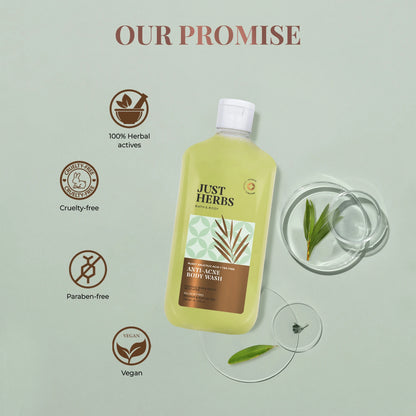 Tea Tree Anti-acne Body Wash with Plant Salicylic Acid