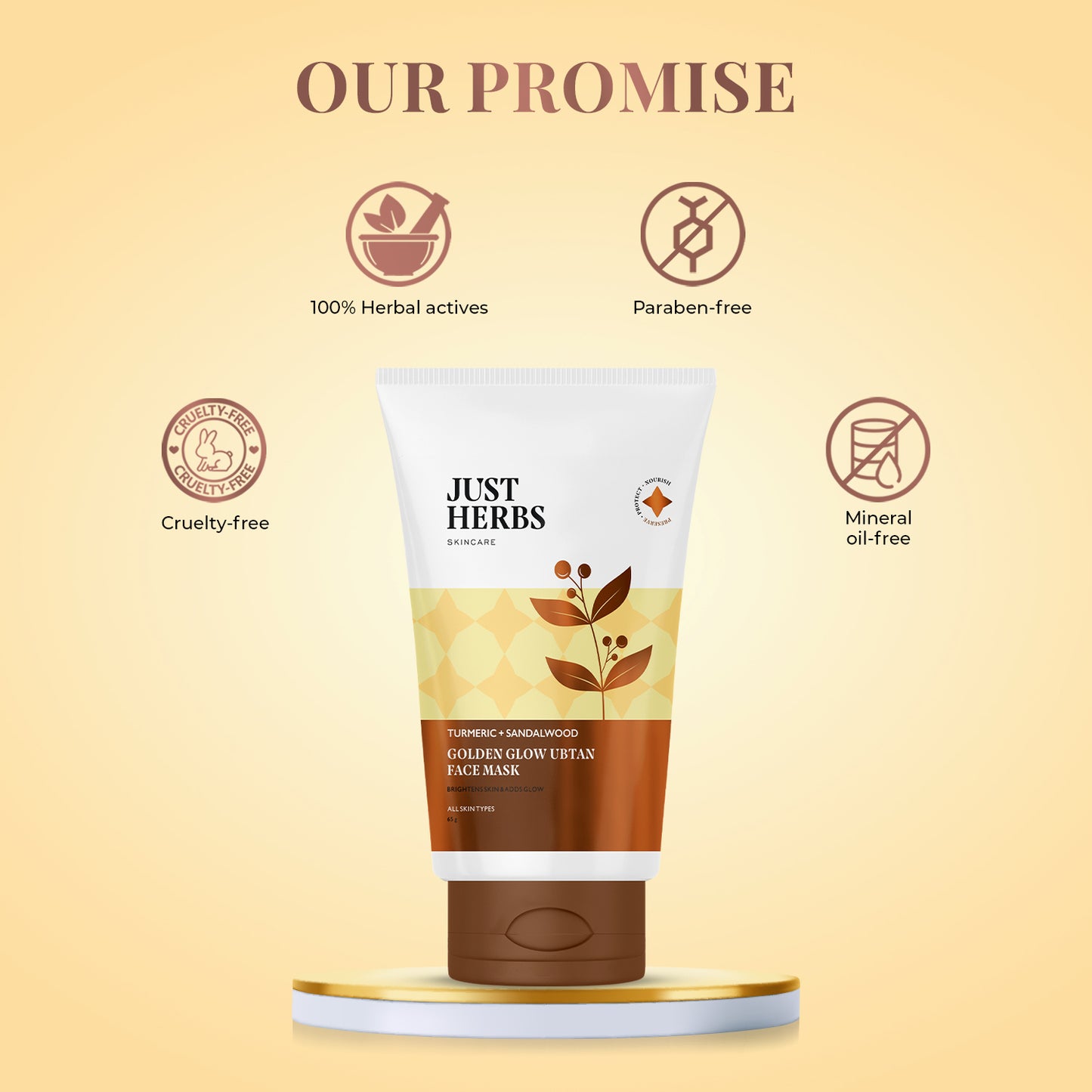 Ubtan Turmeric + Sandalwood Face Mask 100g