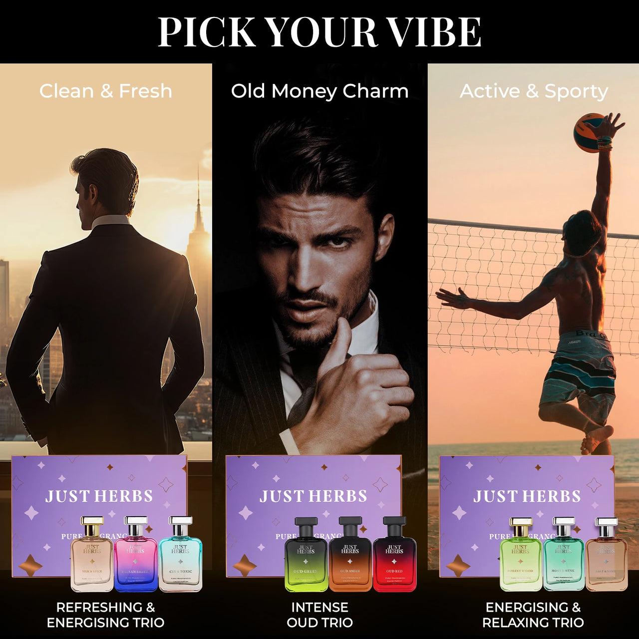 Refreshing & Energising Trio