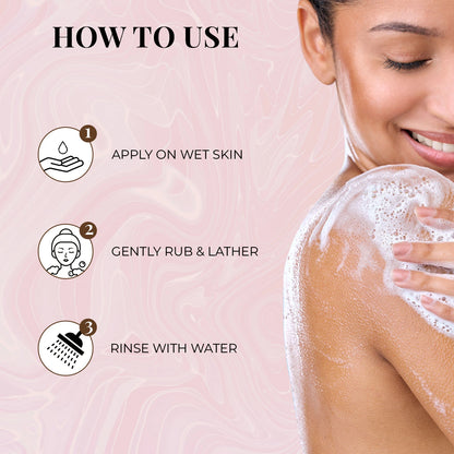 Shatpatri Wild Indian Rose - Gentle Body Wash 300ml