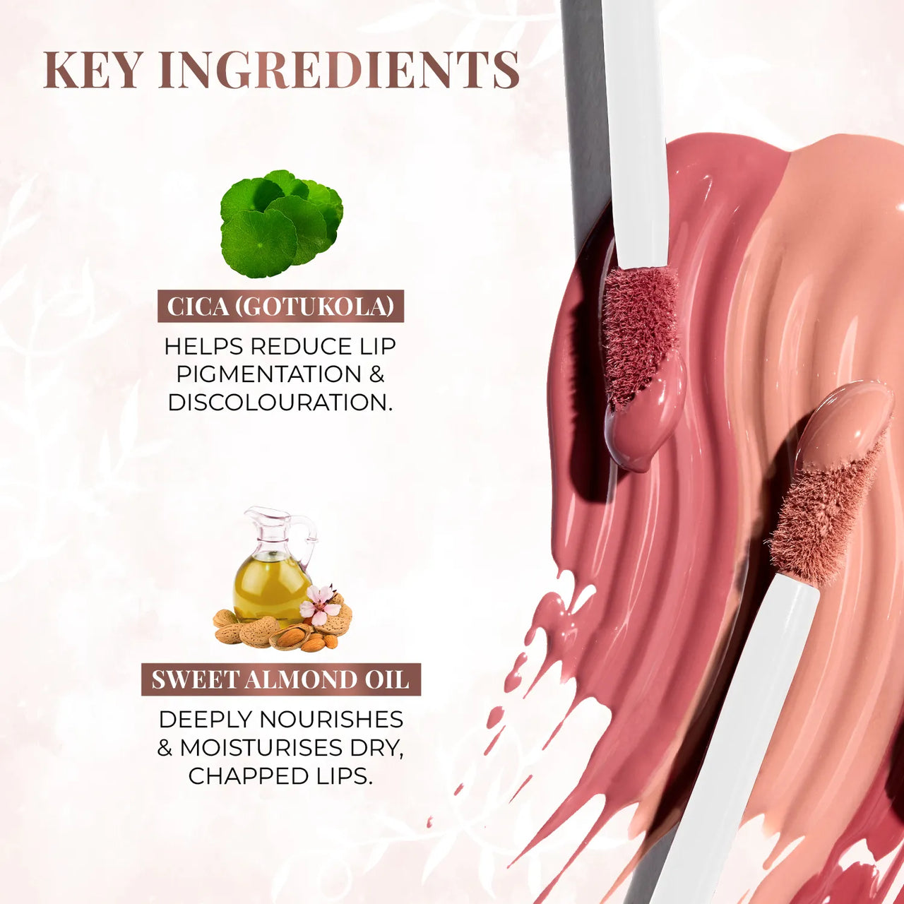 Plant-powered Glass Lip Ink with Cica and Sweet Almond Oil