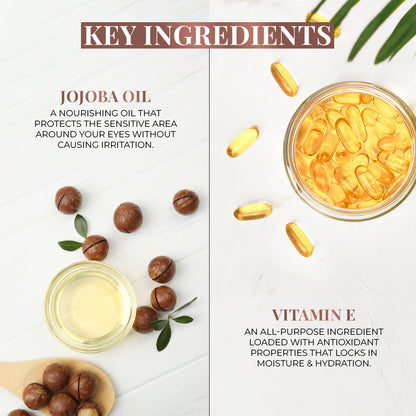 Herb-Enriched Waterproof Eyeliner Organic with Jojoba Oil & Vitamin E