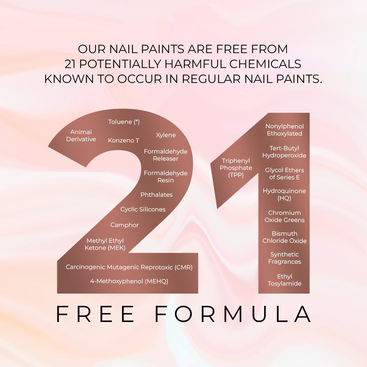 Nail Paints | 21-Free Formula - Fuschia Pink