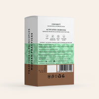 Thumbnail for Deep Cleansing Bathing Bar with Coconut & Activated Charcoal : 100 g