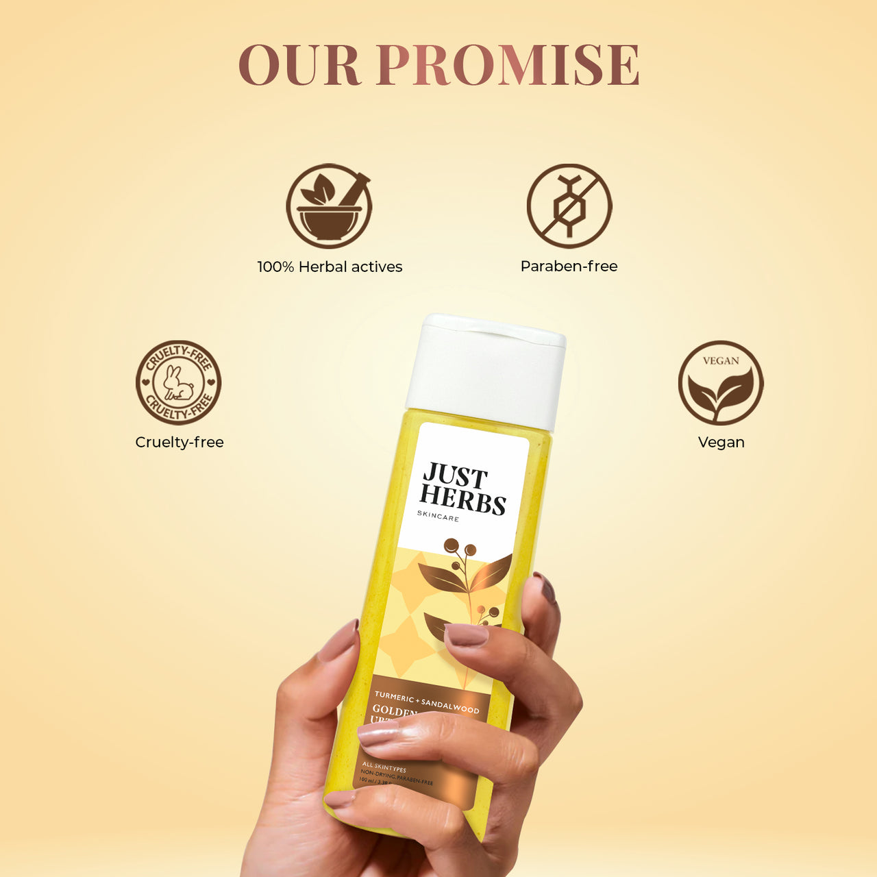 Golden Glow Ubtan Face Wash with Turmeric and Sandalwood