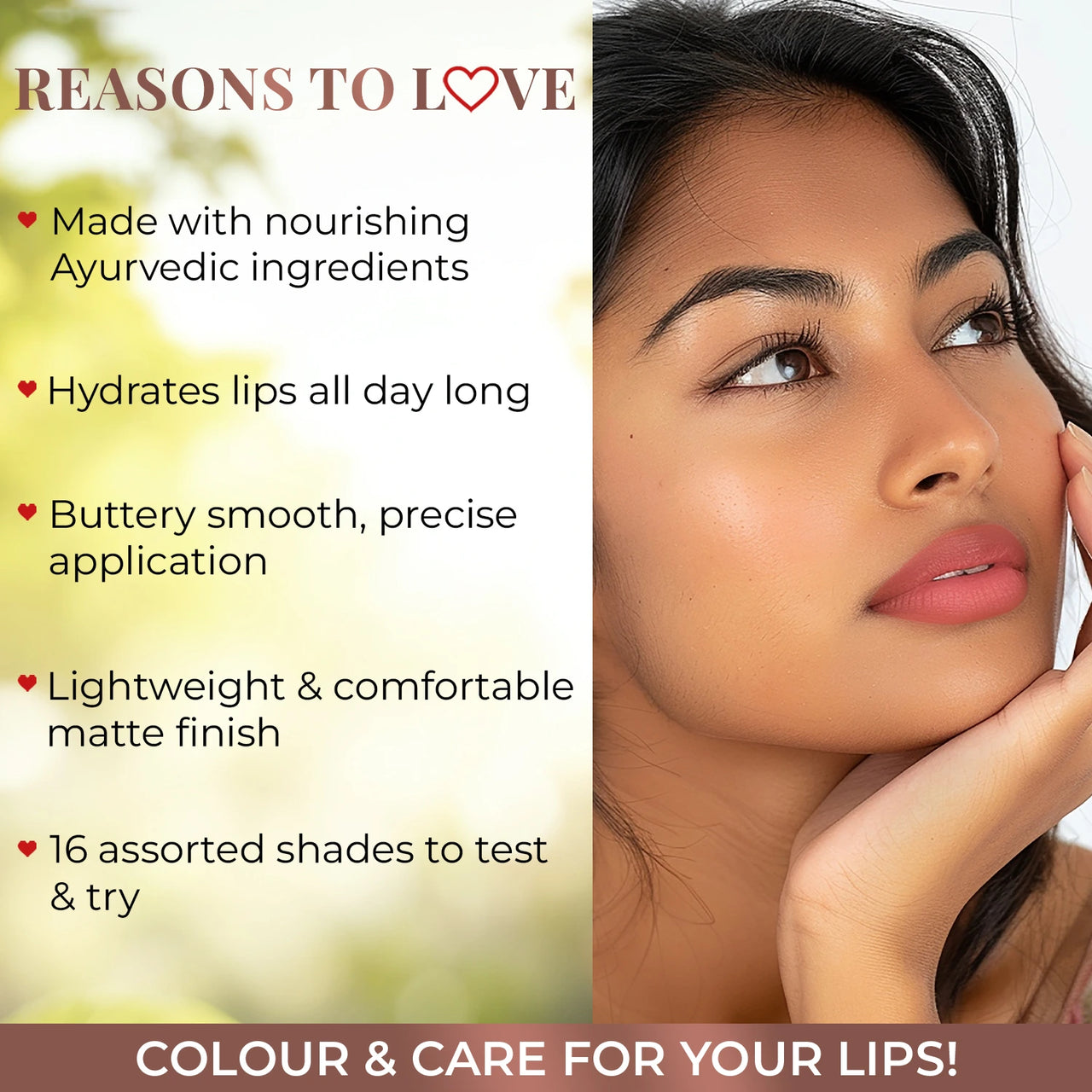 Herb Enriched Ayurvedic Lipstick Shade Sampler Kit