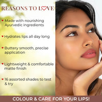 Thumbnail for Herb Enriched Ayurvedic Lipstick Shade Sampler Kit
