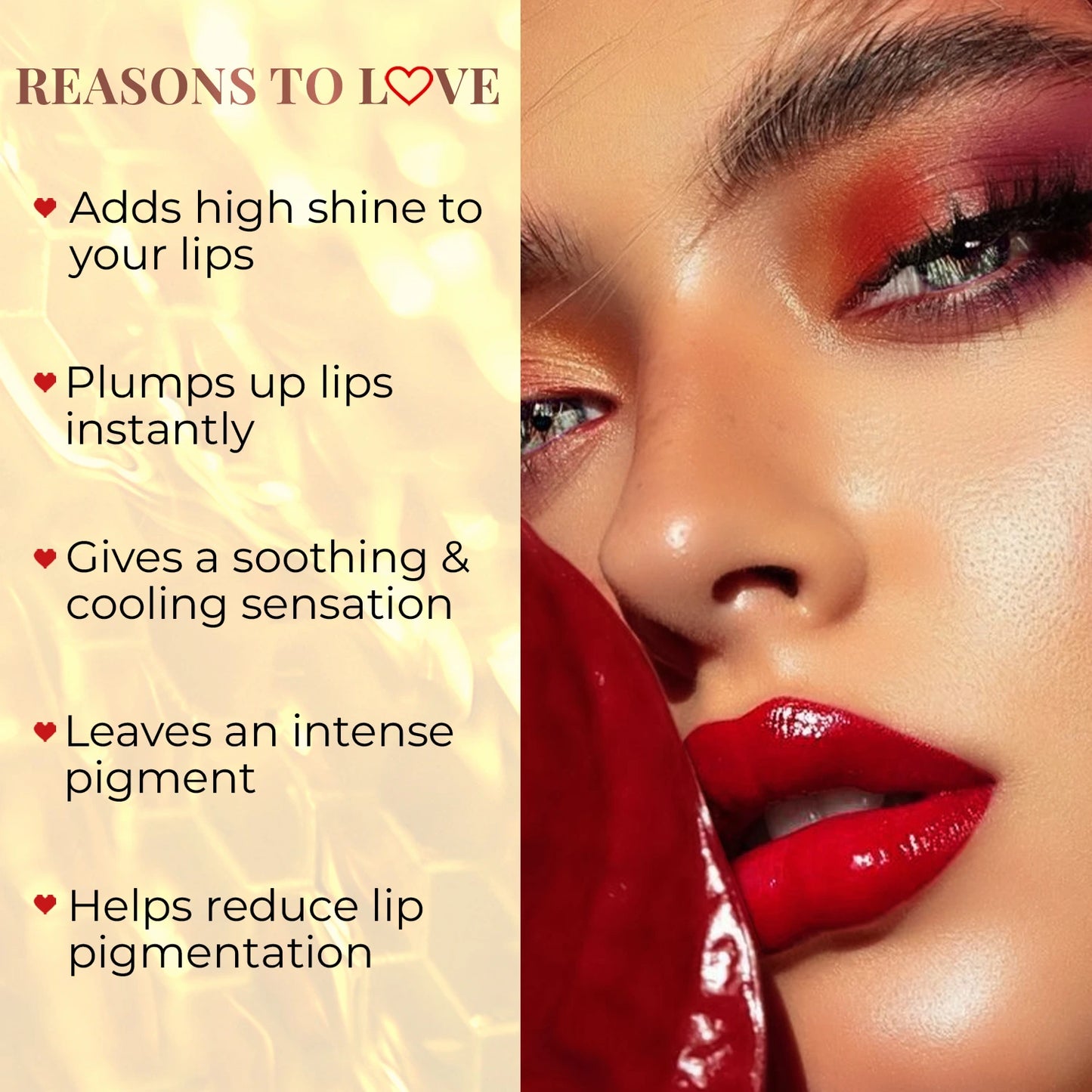 Lip Honey Plumping Gloss with Plant Vitamin C and Peppermint Oil