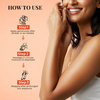 Thumbnail for Just Herbs Radiant Glow Body Lotion with Mandarin & Saffron - 300ml