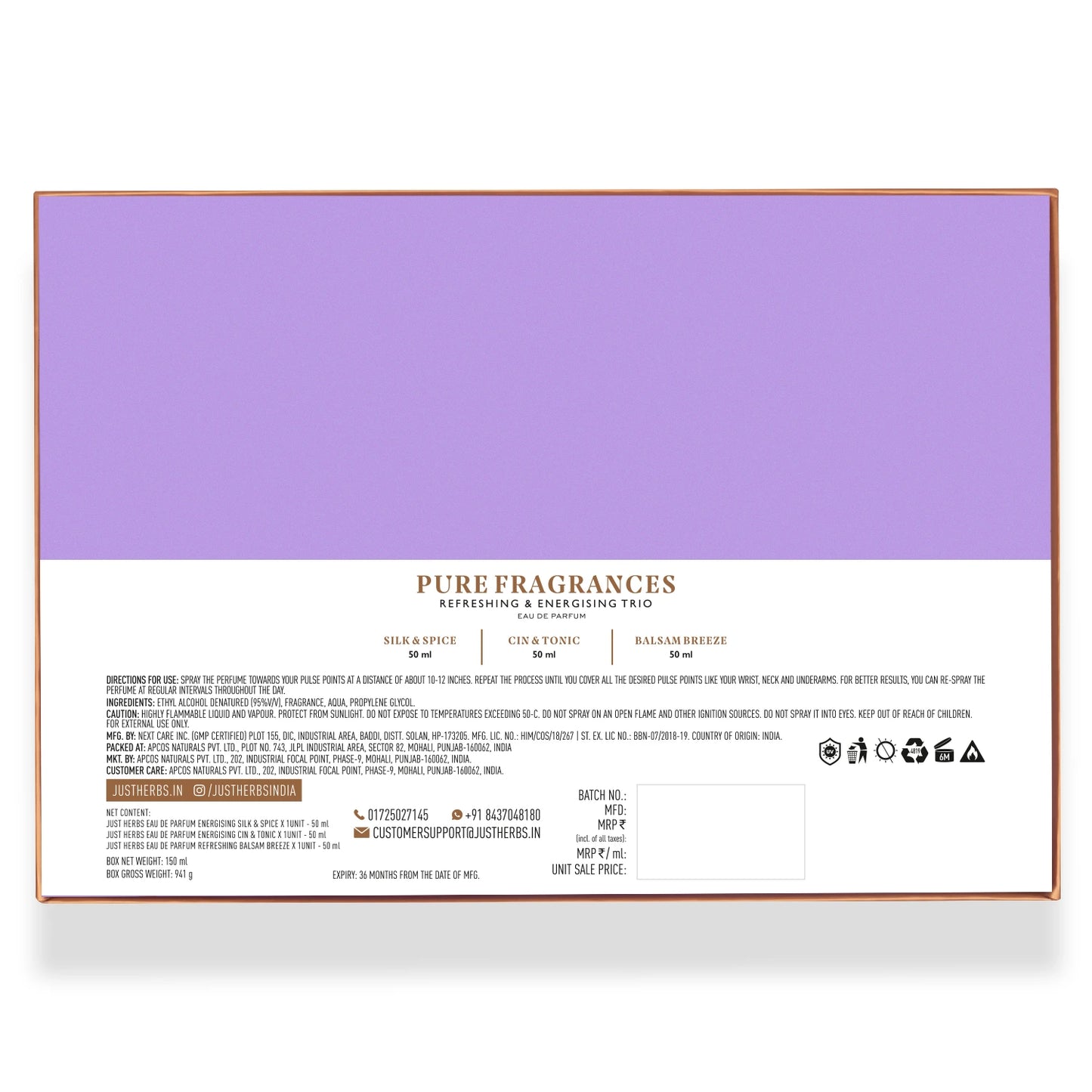 Refreshing & Energising Trio