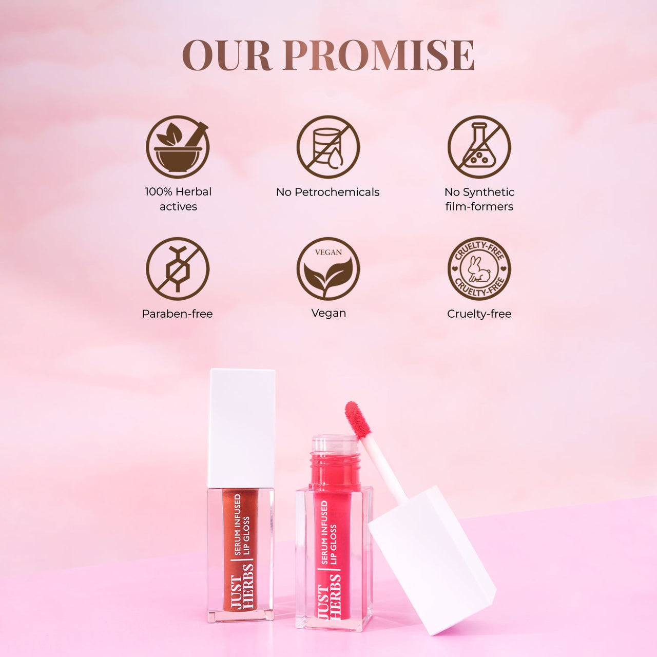 Serum-infused Lip Gloss with Mango Butter and Jojoba Oil 3 ml