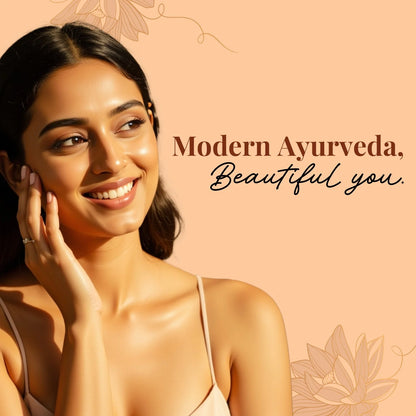 Just Herbs Golden Nourish Gift Set | Gifts for Her | 24K Gold & Pure Ghee Ritual - Set of 3