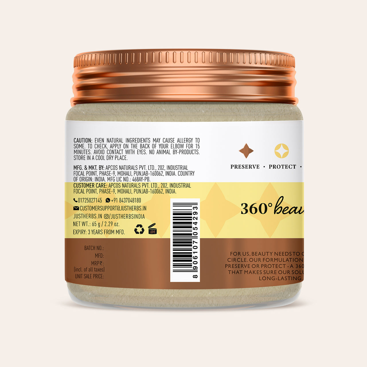 Body Polishing Ubtan Pack with Sandal and Turmeric 65 g