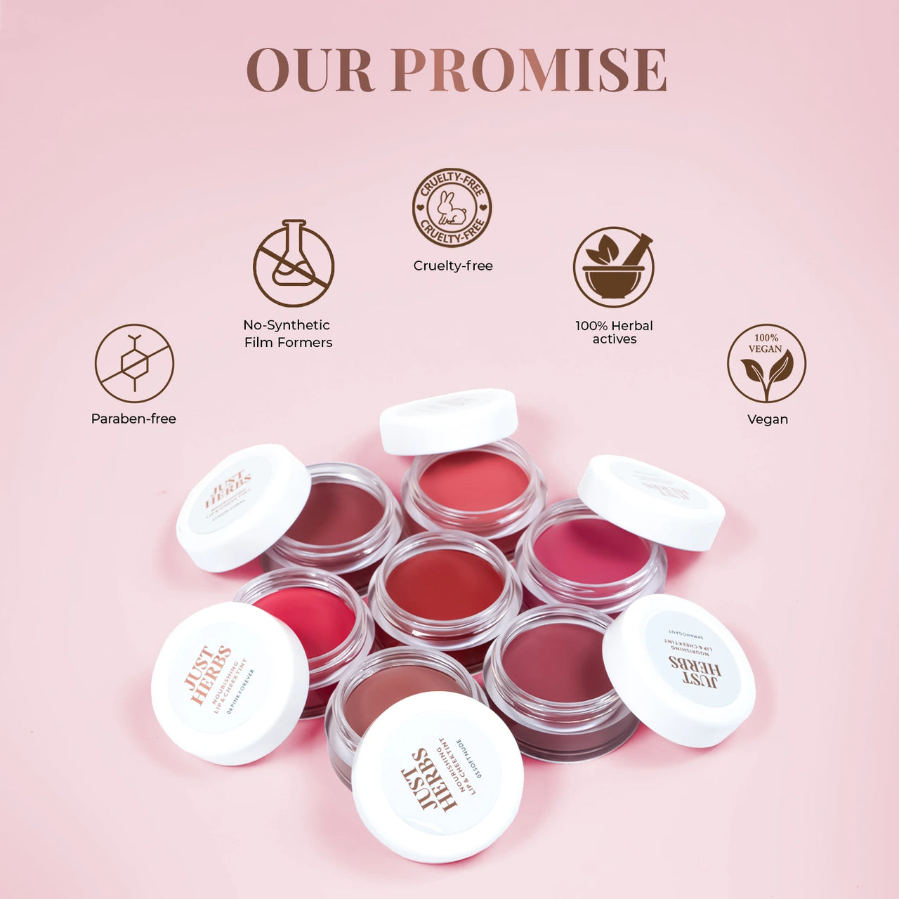 Pale Pink: Nourishing Lip and Cheek Tint  - Herb Enriched