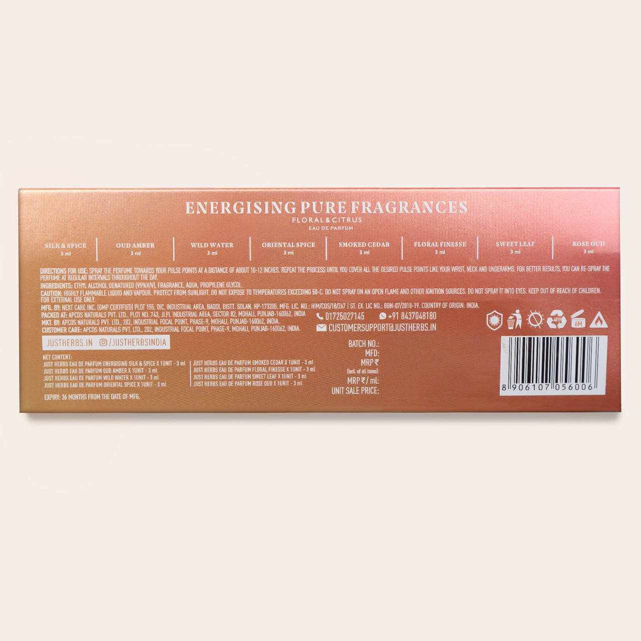 Energising Pure Fragrances Combo