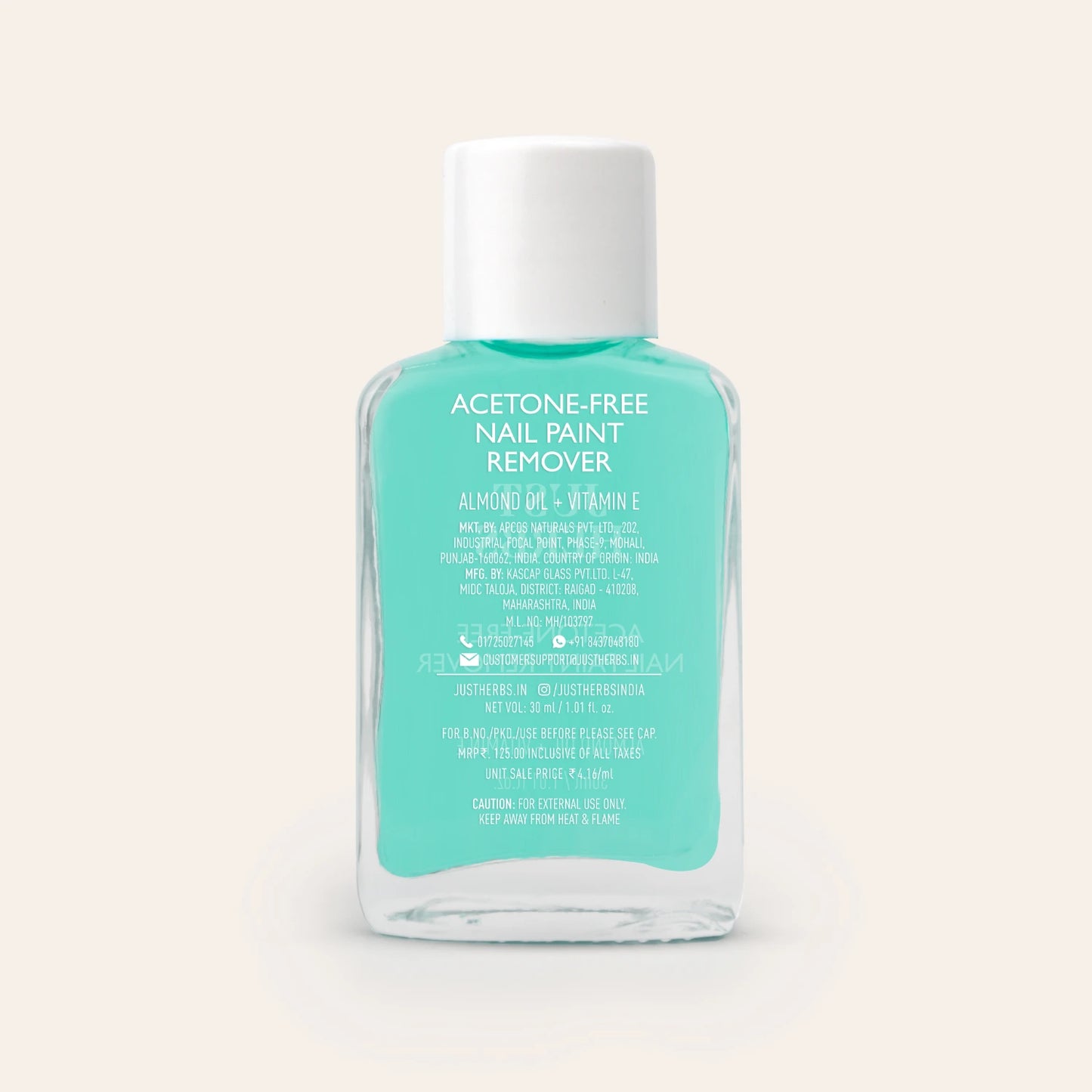 Nail Paint Remover with Almond Oil and Vitamin E