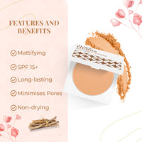 Thumbnail for Mattifying and Hydrating SPF 15+ Compact Powder with Rice Starch & Liquorice Root 9 g