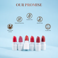 Thumbnail for Herb Enriched Ayurvedic Lipstick - Micro-Mini Trial Kit - 16 shades