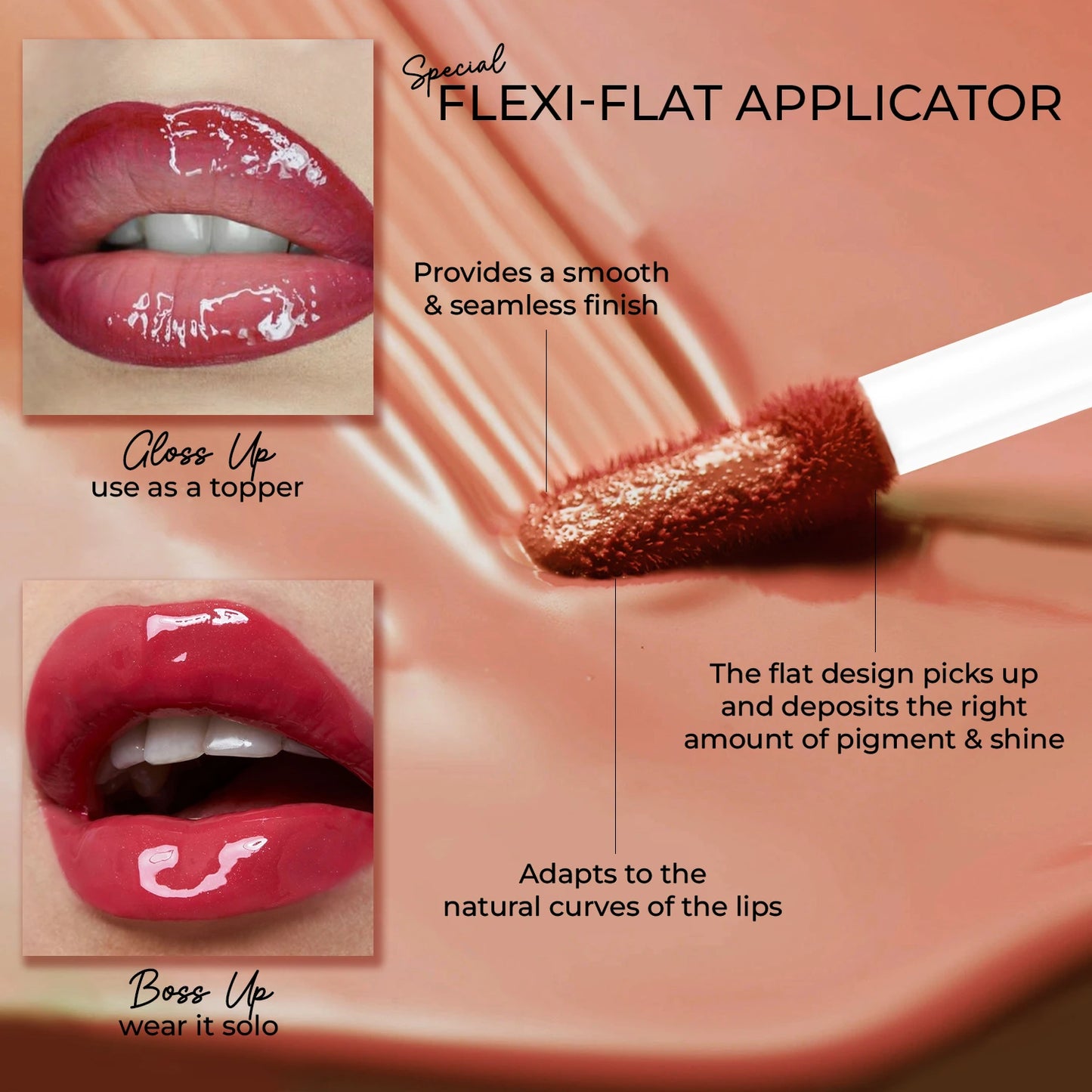 Lip Honey Plumping Gloss with Plant Vitamin C and Peppermint Oil