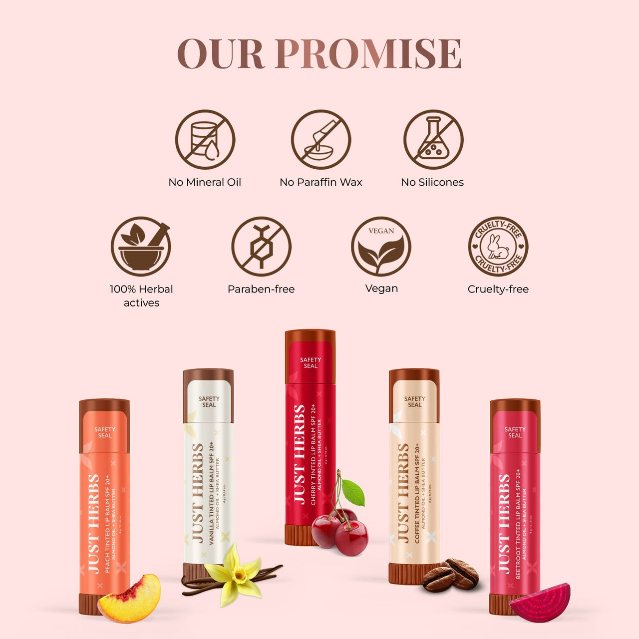 Tinted Lip Balms SPF 20+ (Beetroot)