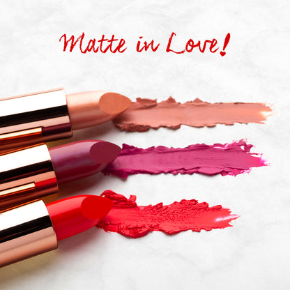 Long Stay Ultra Matte Lipstick with Shea Butter and Jojoba Oil