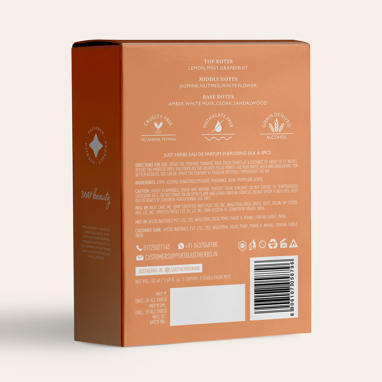 Energising Silk & Spice : 50 ml